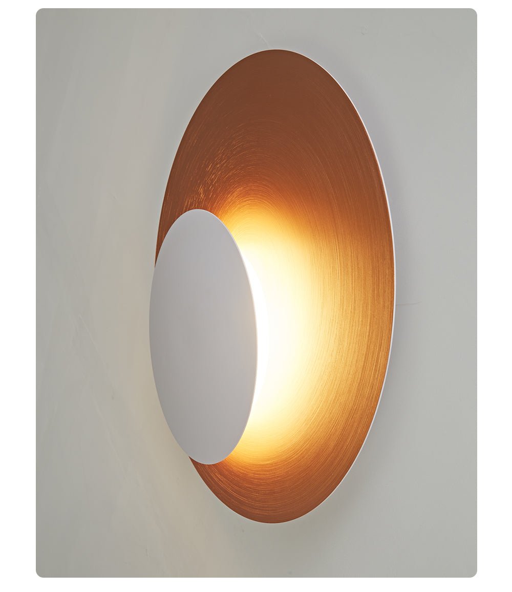 Crescent aplique de pared Halo