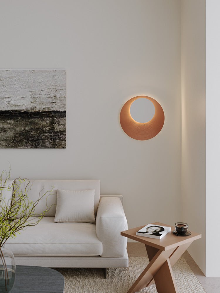 Crescent aplique de pared Halo