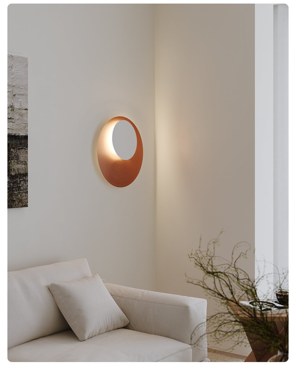 Crescent aplique de pared Halo