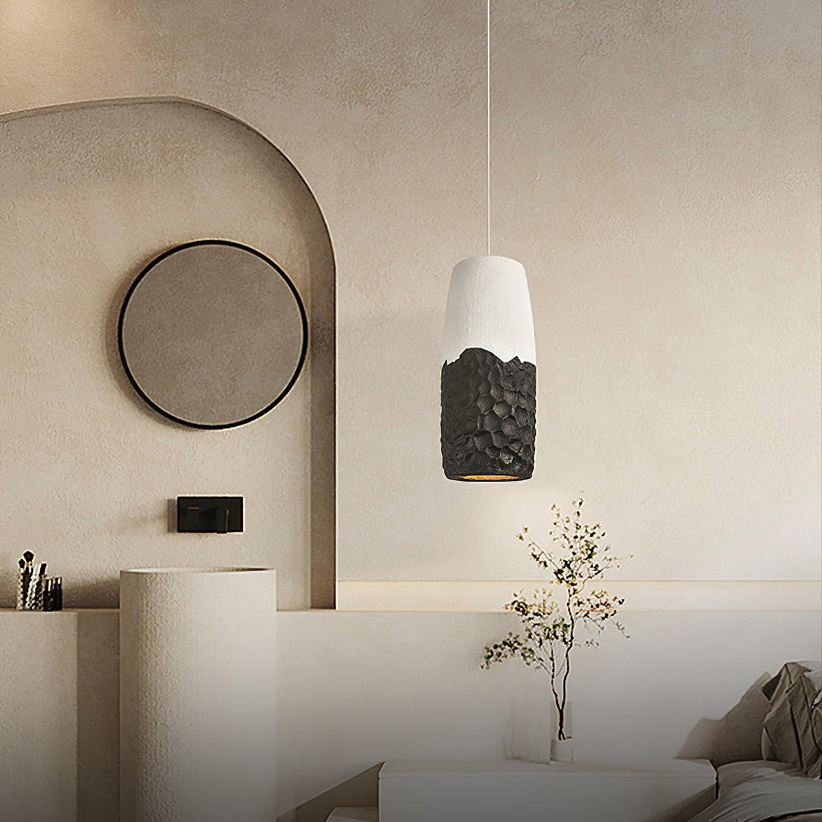 Orphaarae lámpara colgante moderna minimalista de plástico