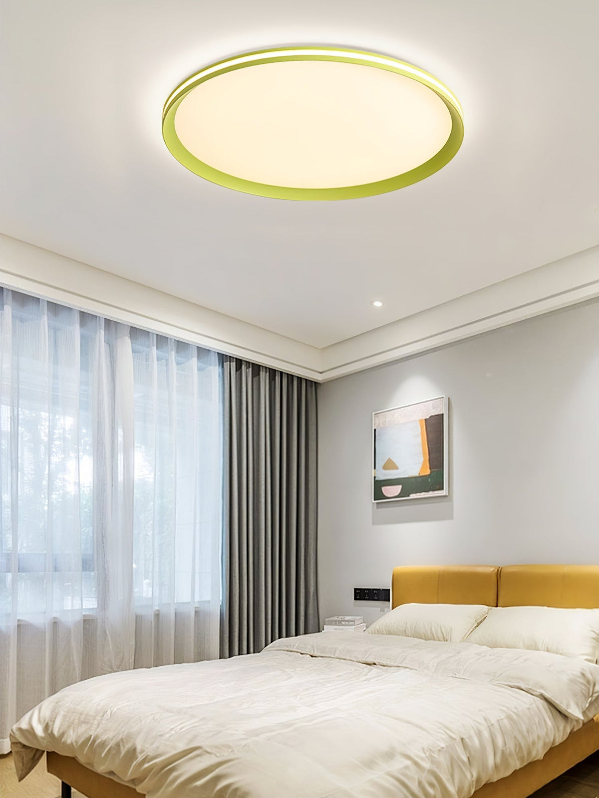 Avtheira lámpara de techo moderna minimalista circular con LED