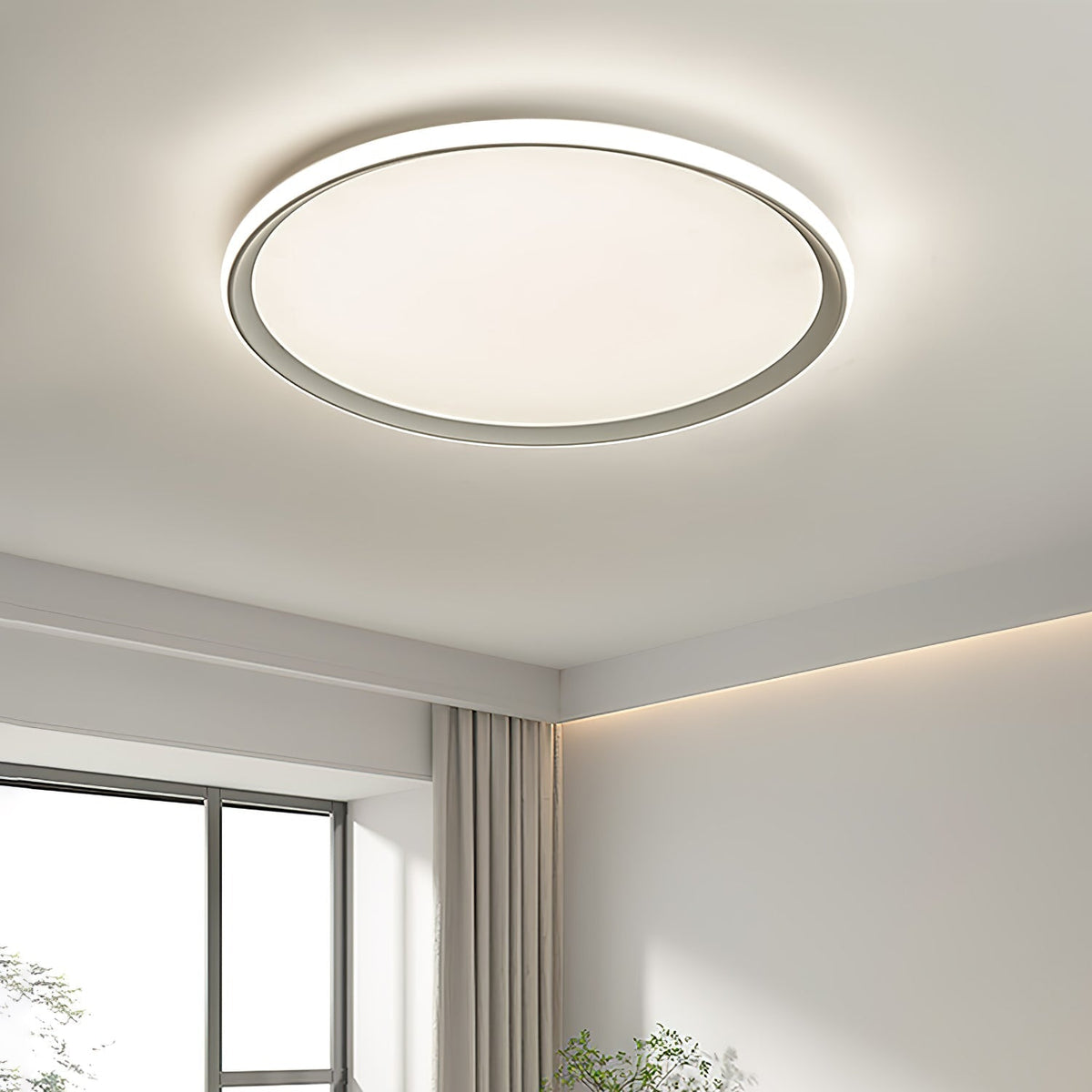 Avtheira lámpara de techo moderna minimalista circular con LED