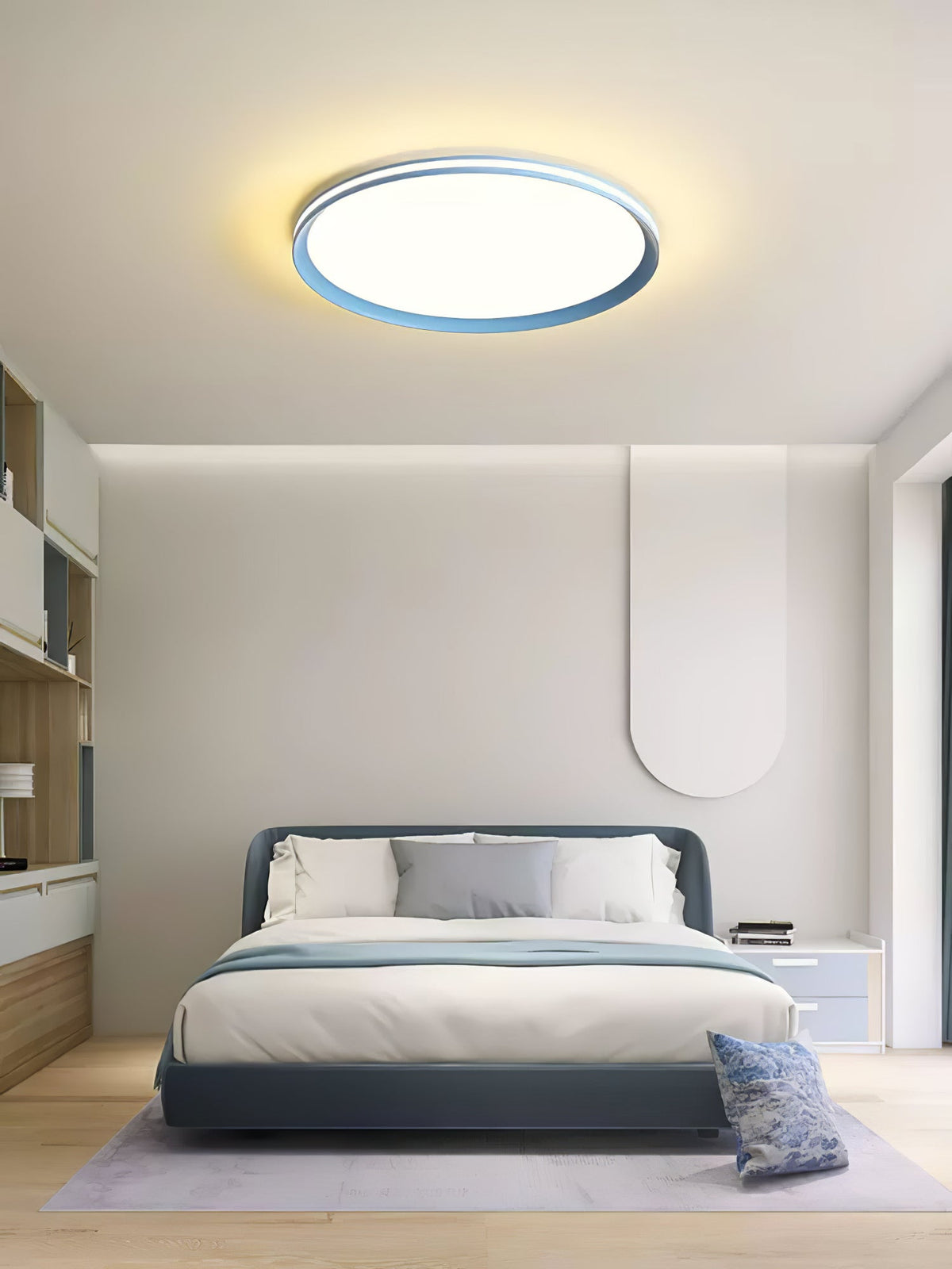 Avtheira lámpara de techo moderna minimalista circular con LED