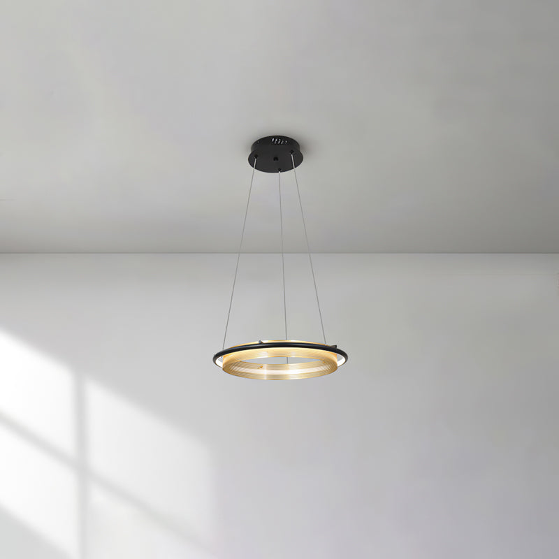 Erveliel lámpara de araña moderna minimalista LED redonda