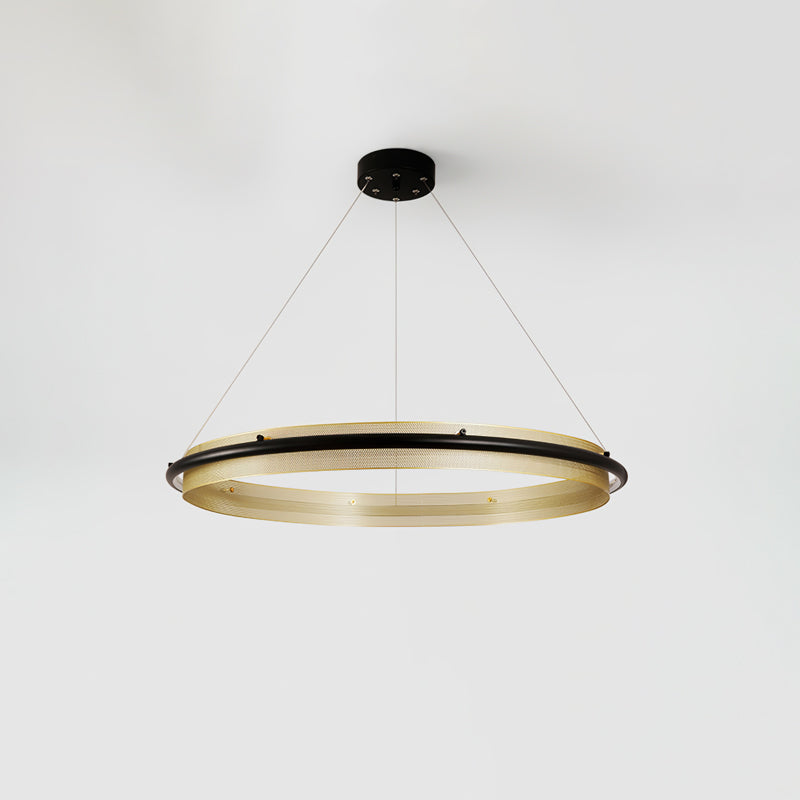 Erveliel lámpara de araña moderna minimalista LED redonda