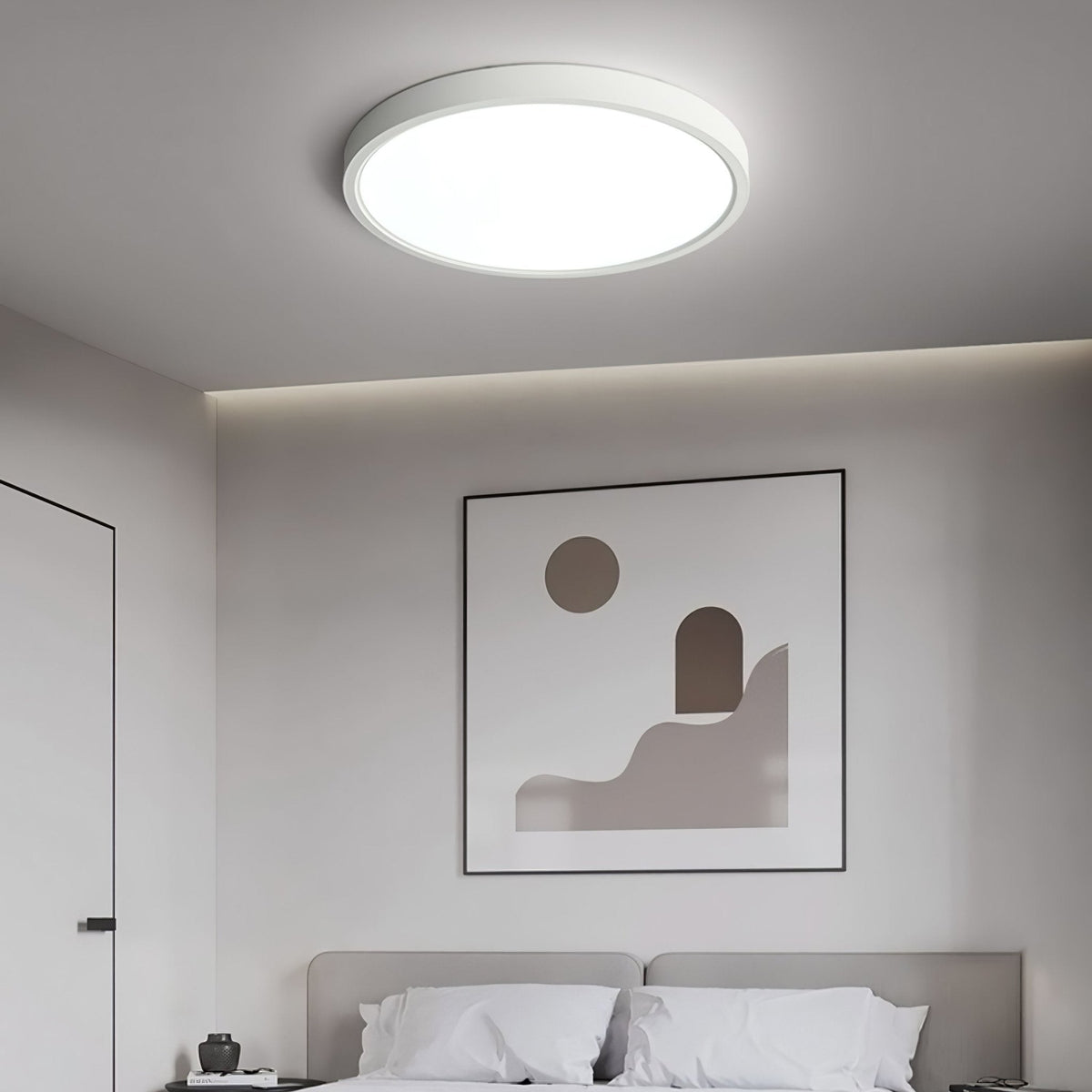 Ulnorisra lámpara de techo moderna minimalista más fina redonda