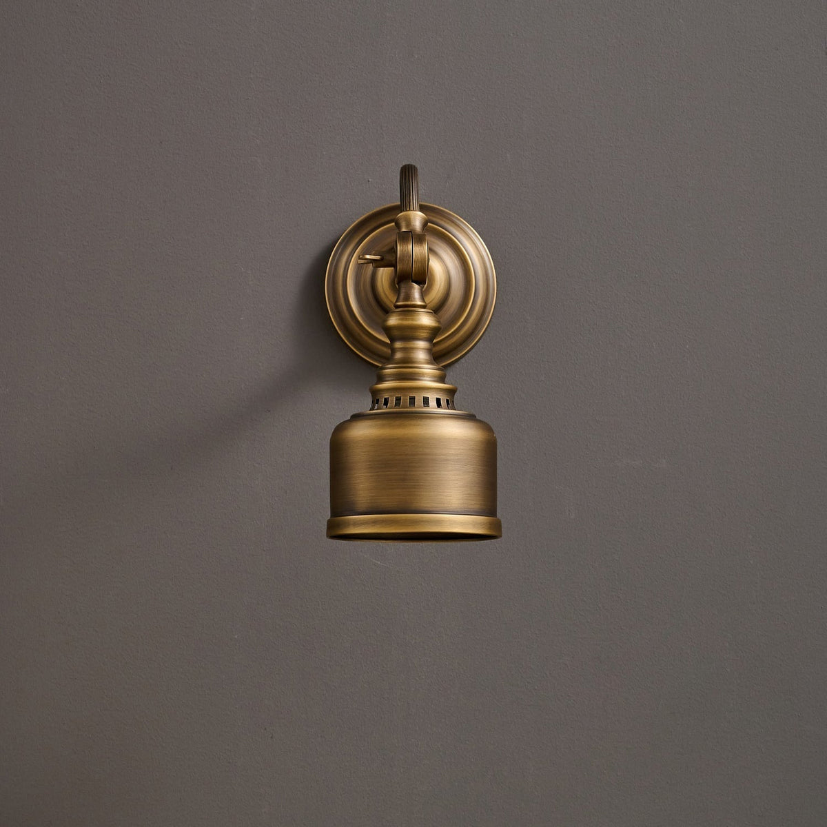 Orelelenne aplique de pared Gooseneck