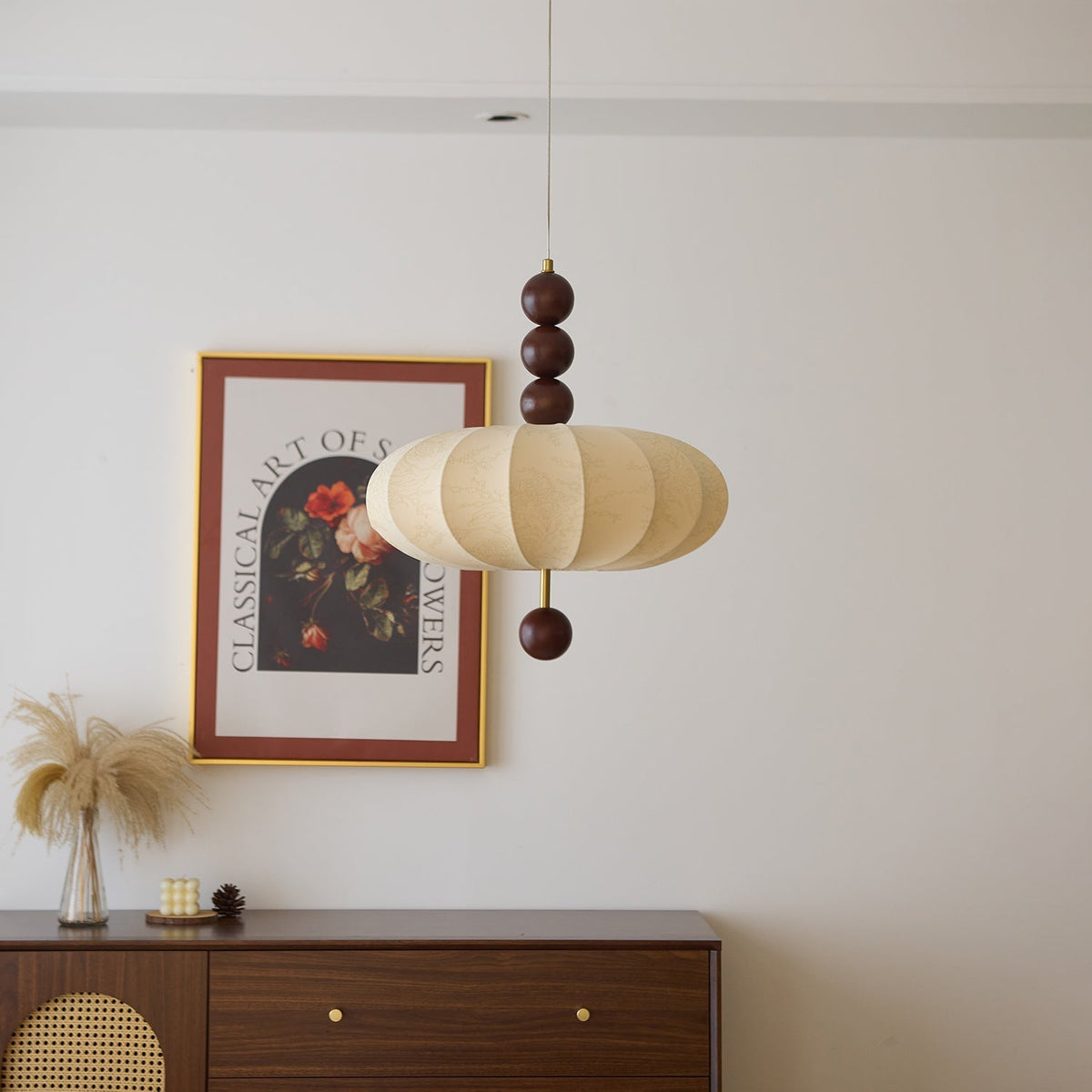 Koda lámpara colgante vintage de tejido