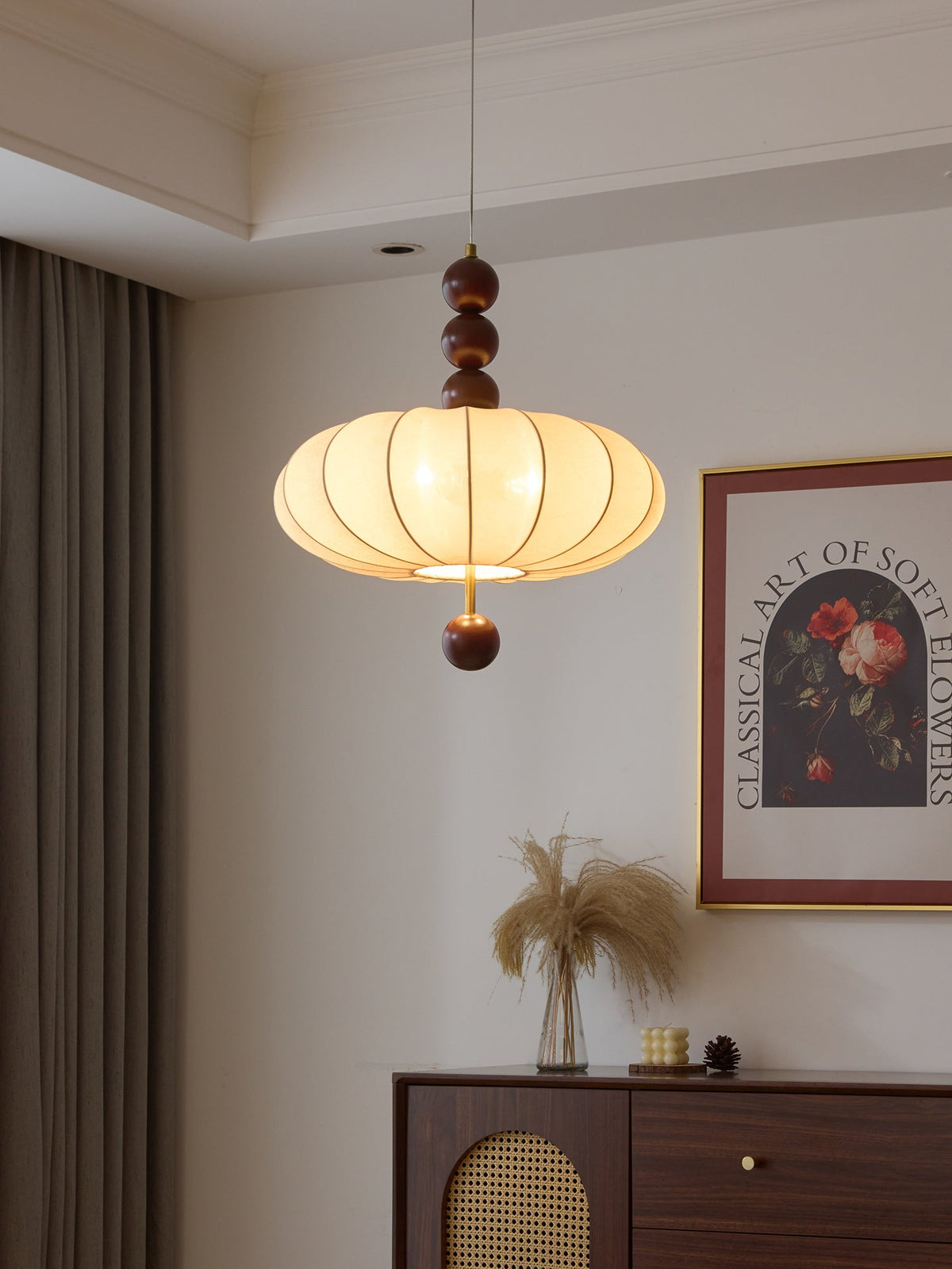 Koda lámpara colgante vintage de tejido