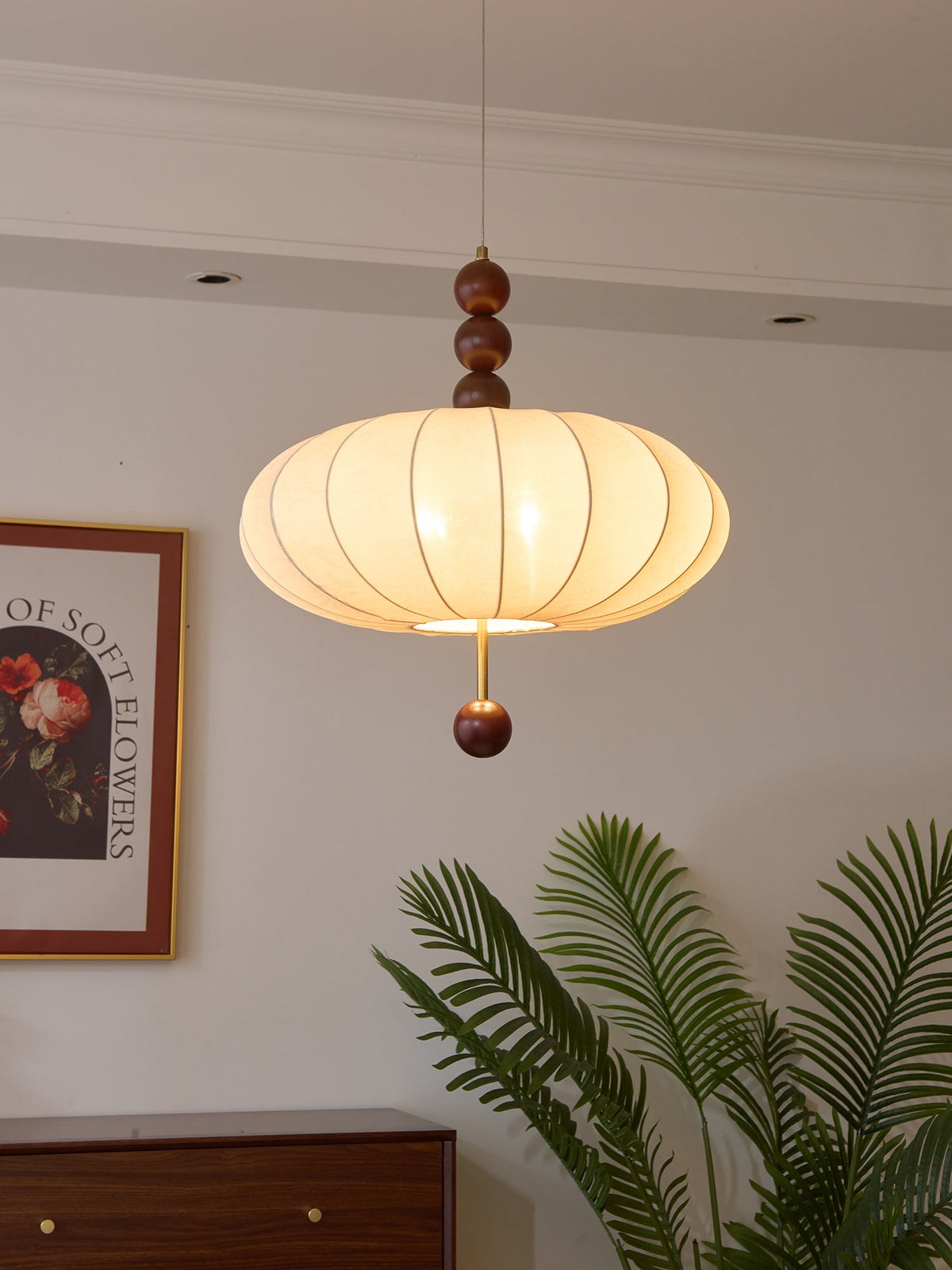 Koda lámpara colgante vintage de tejido