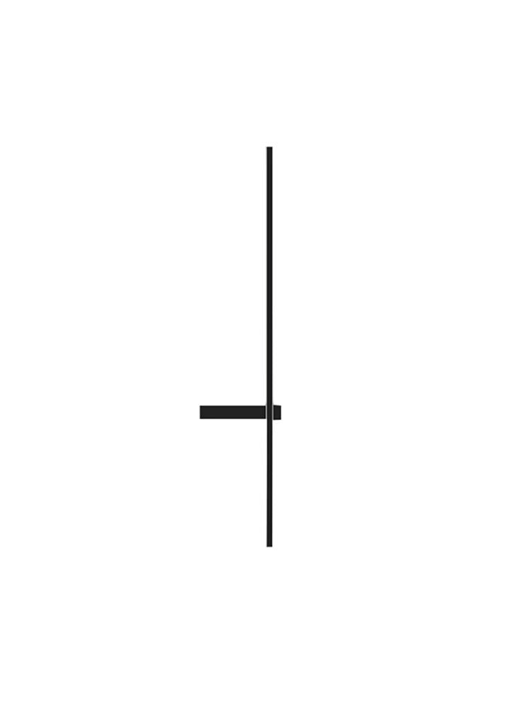 Mesv aplique de pared lineal recargable negro