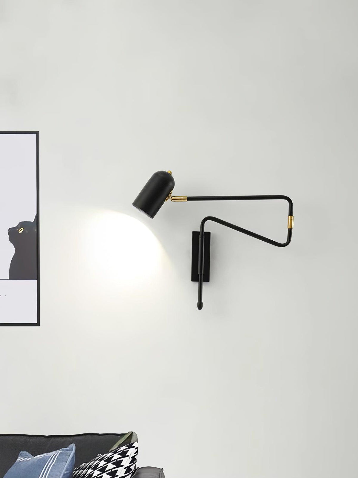 Teveno aplique de pared contemporáneo