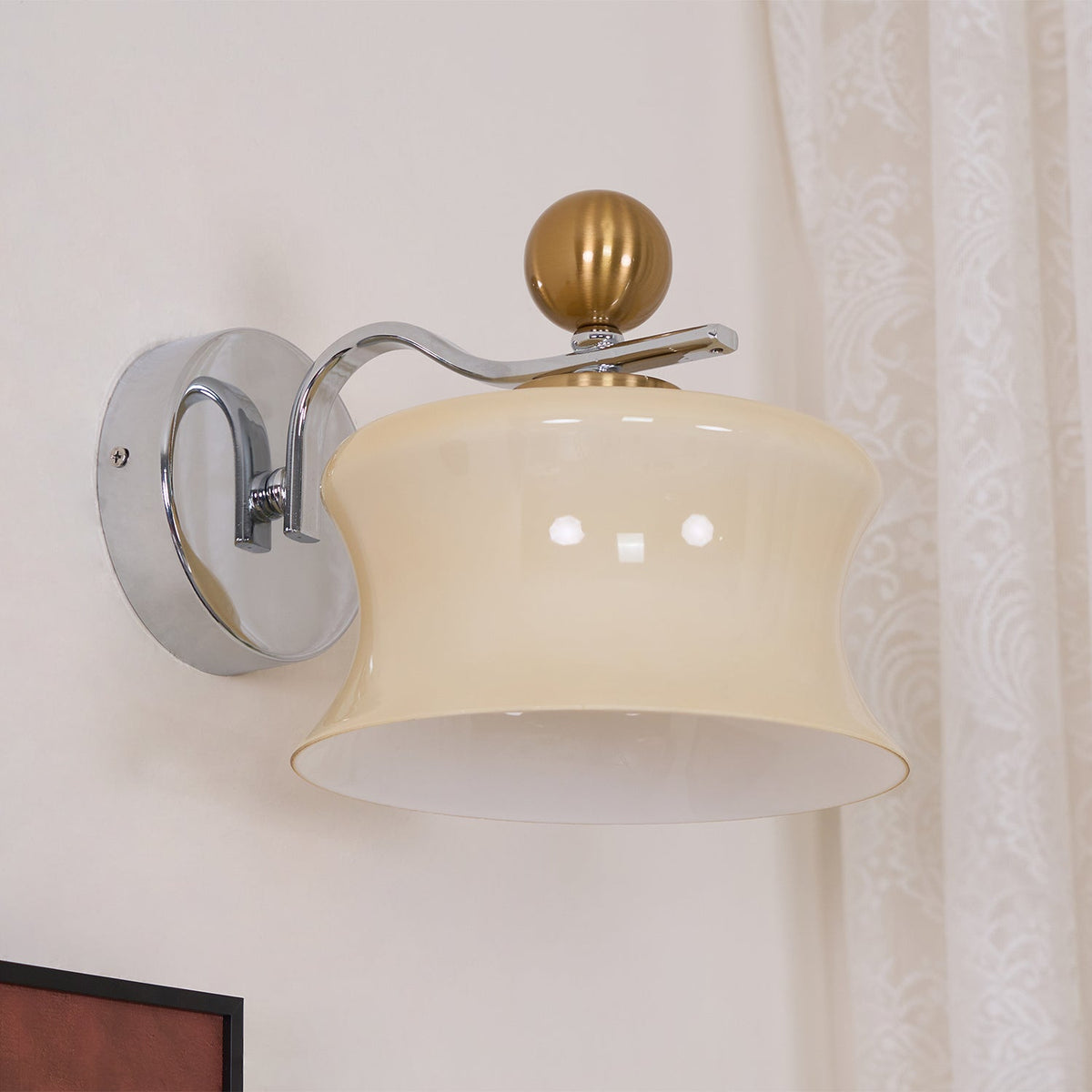 Blux aplique de pared de vidrio nórdico artístico