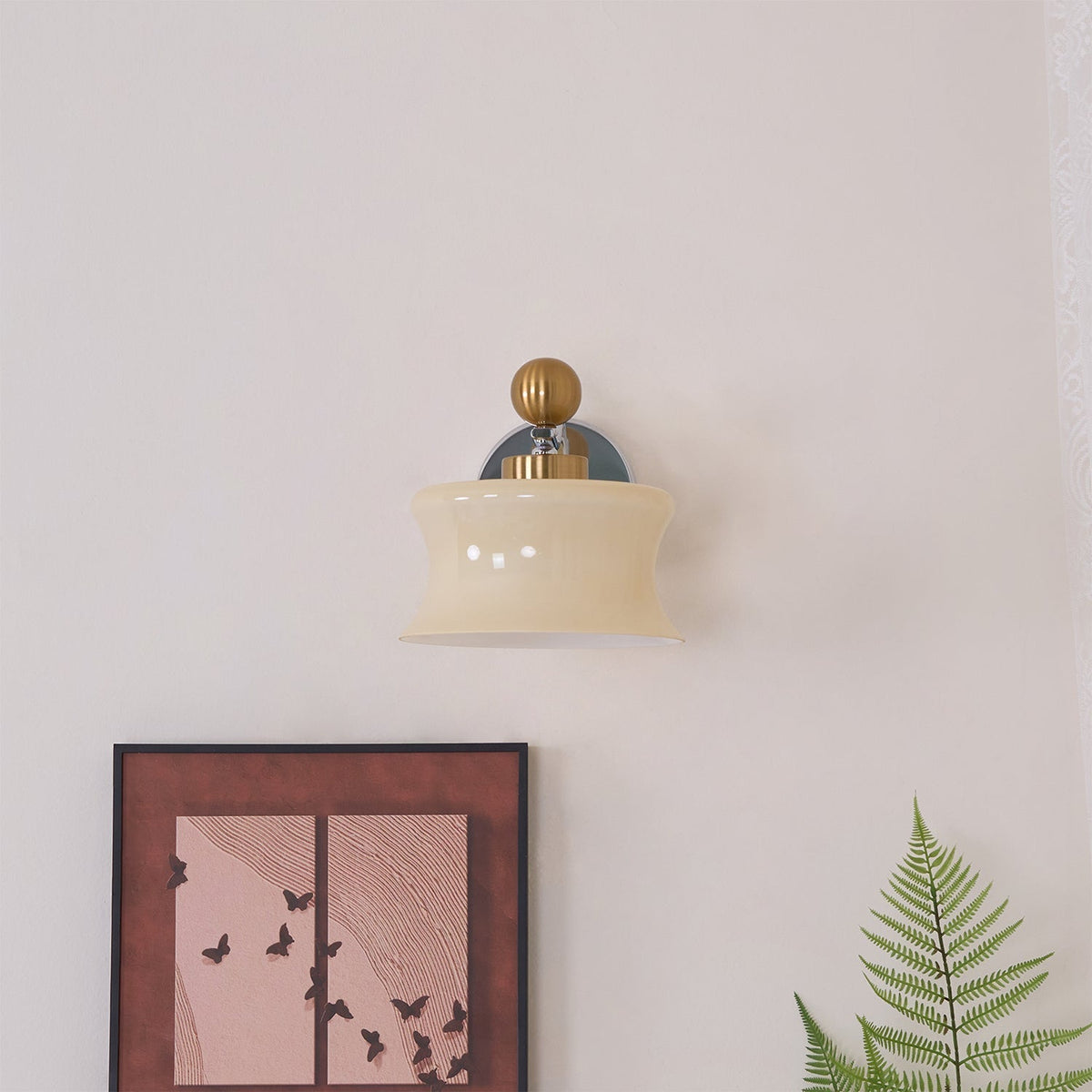 Blux aplique de pared de vidrio nórdico artístico