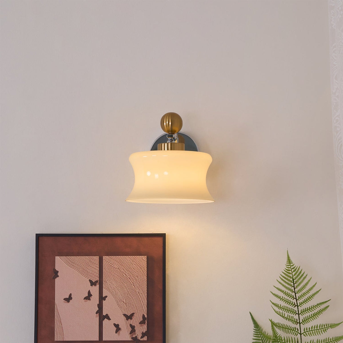 Blux aplique de pared de vidrio nórdico artístico