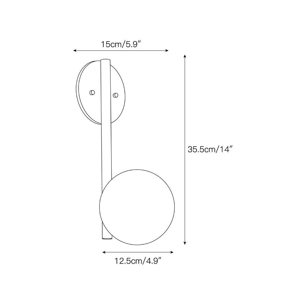Mirirelle aplique de pared