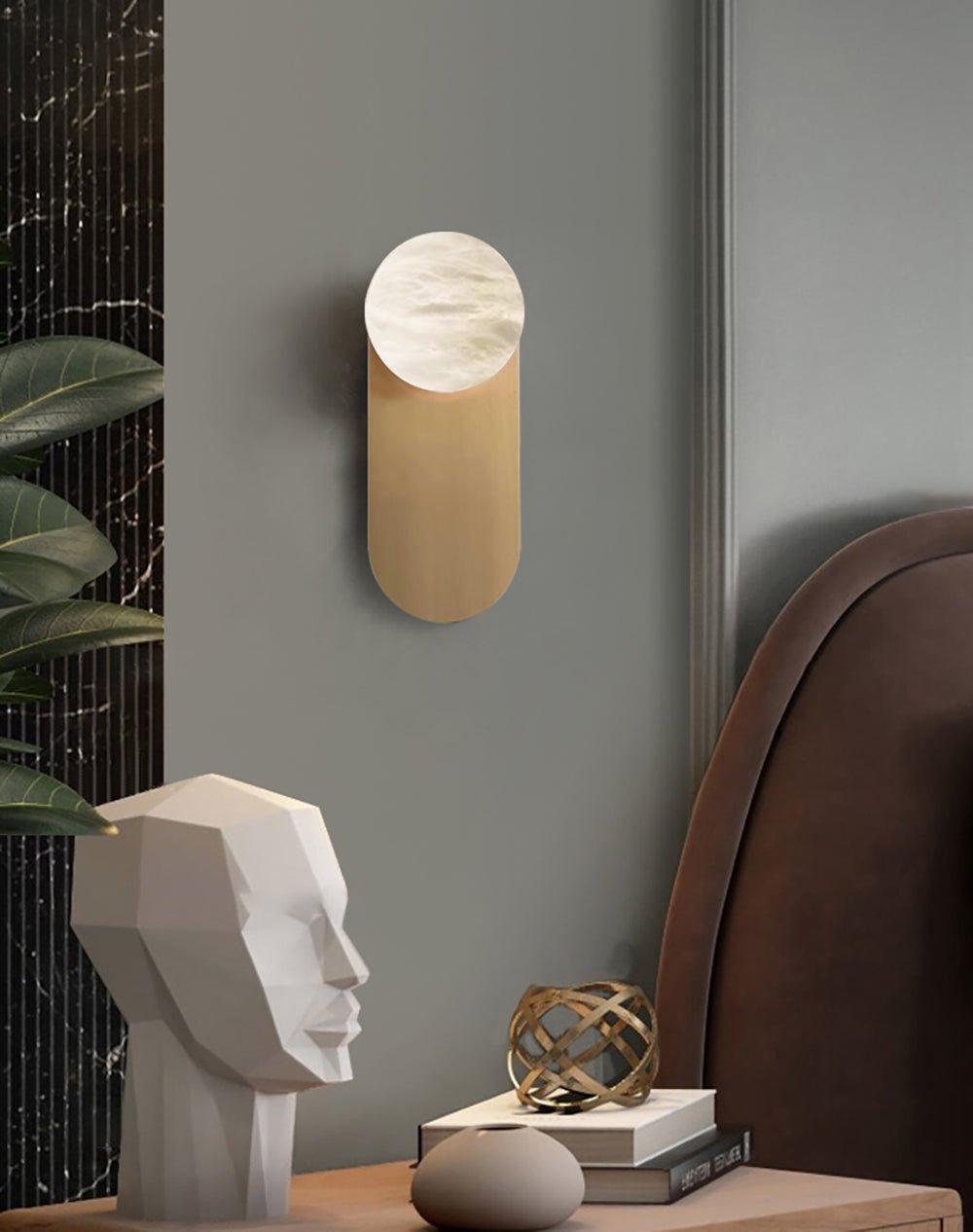 Cuzorion aplique de pared en alabastro