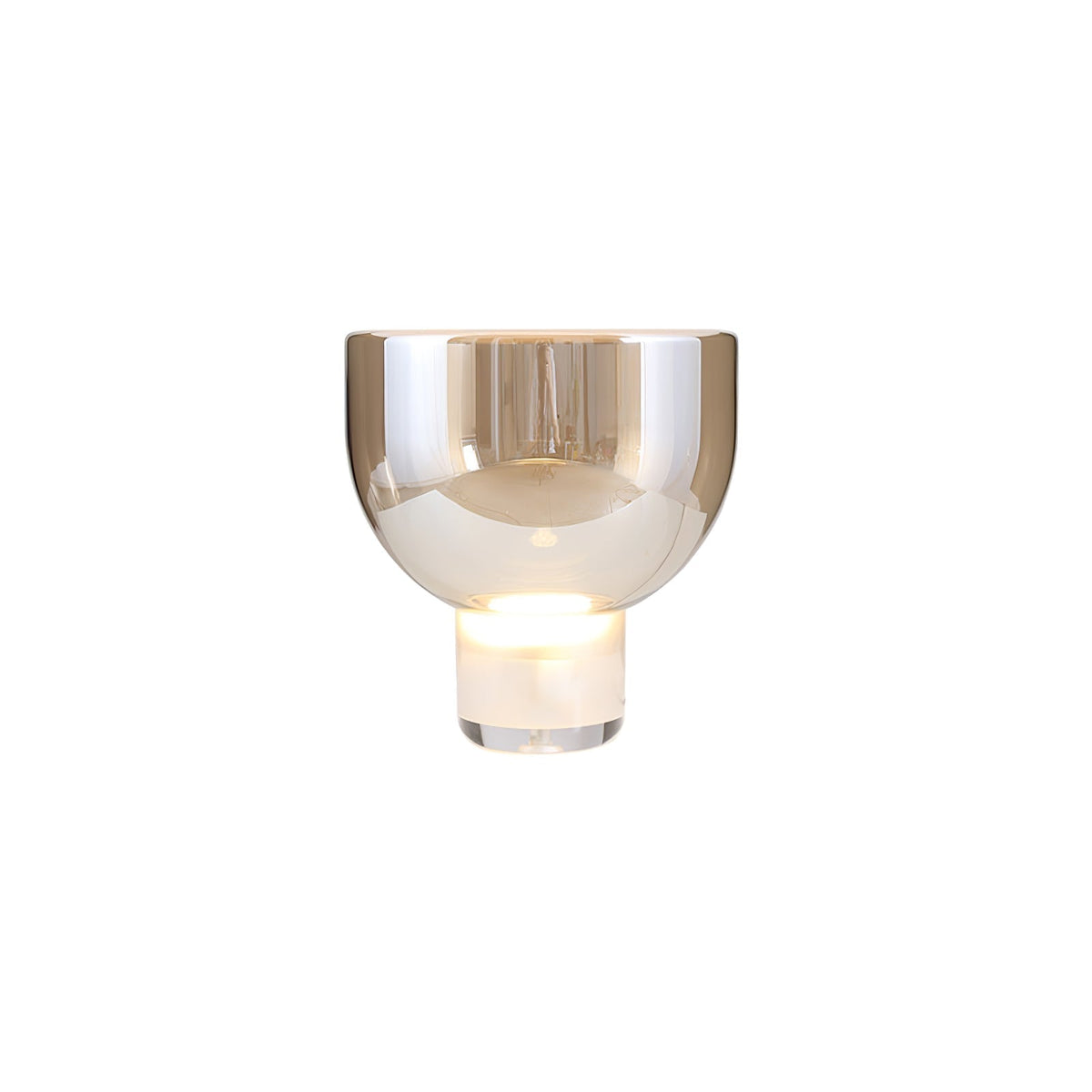 Cavm lámpara de mesa elegante de vidrio