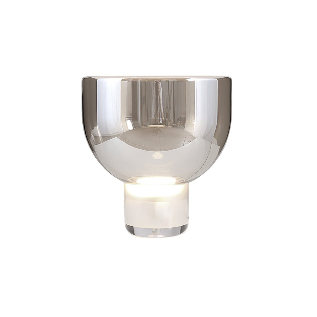 Cavm lámpara de mesa elegante de vidrio