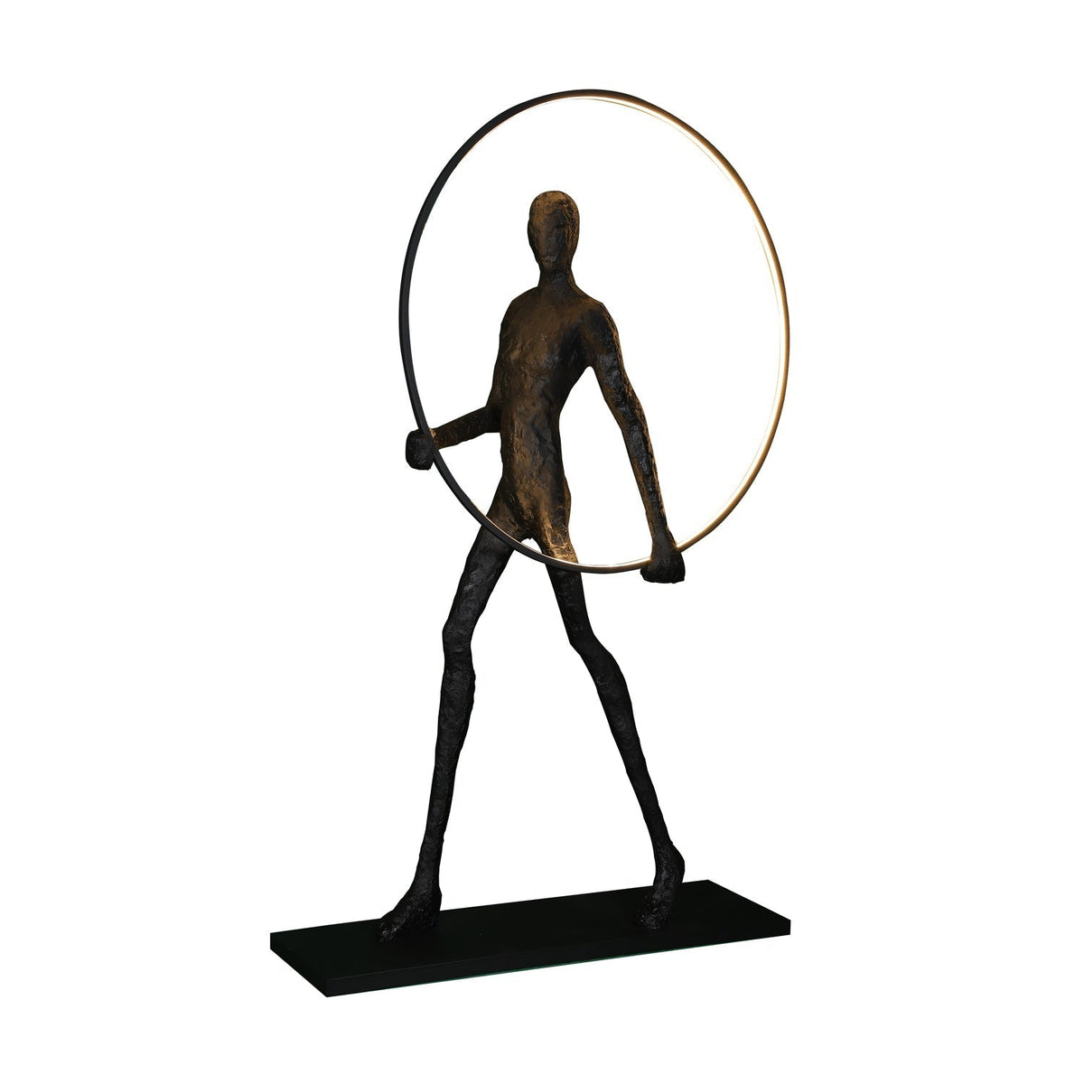 Cirarelia lámpara de pie Escultura Figura LED