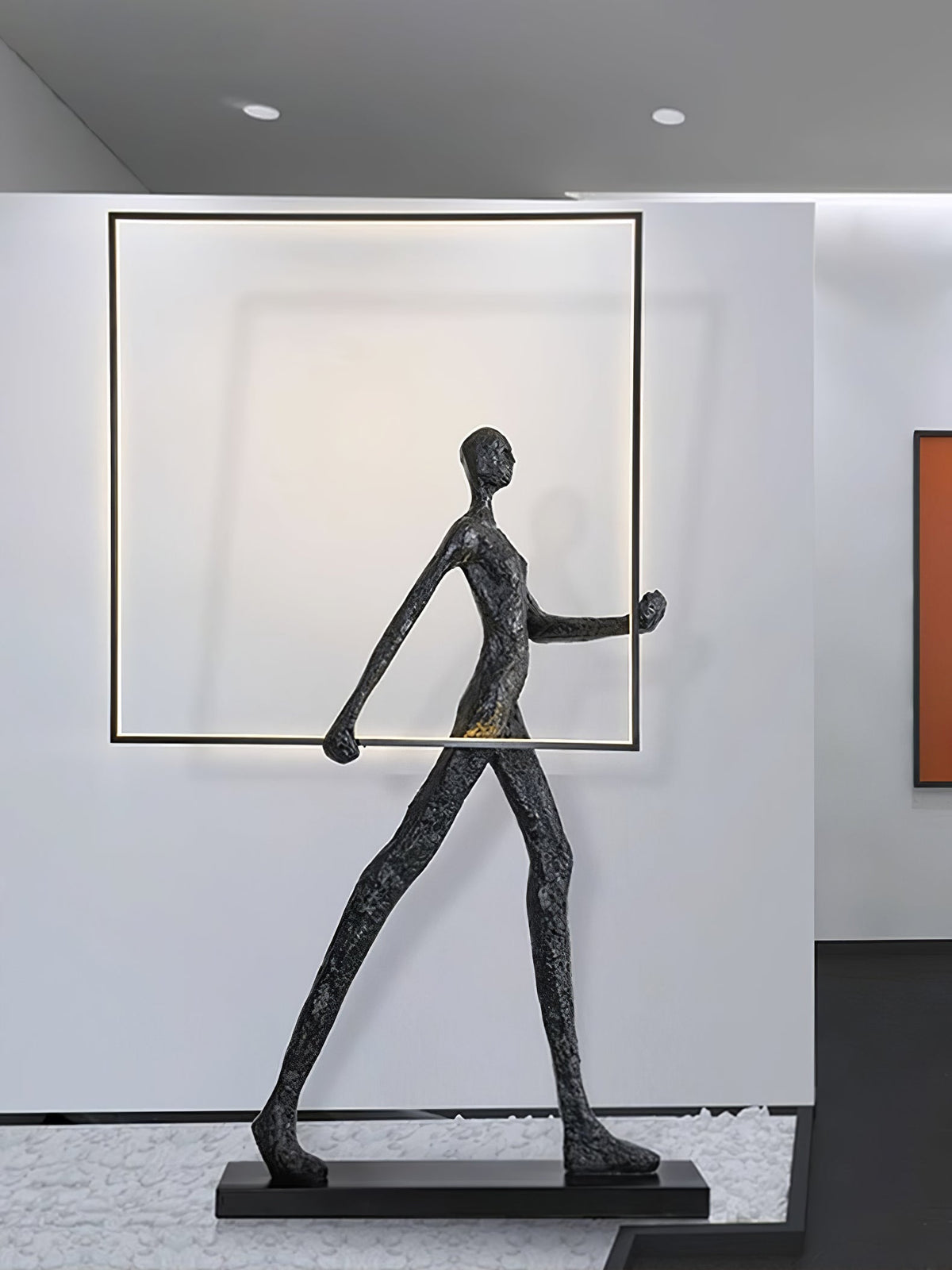 Cirarelia lámpara de pie Escultura Figura LED