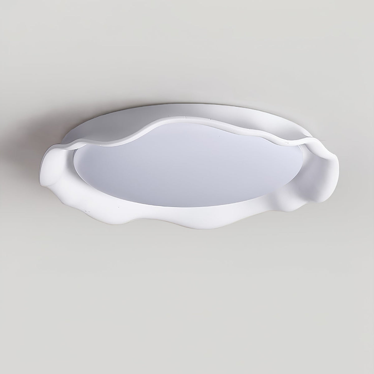 Idoraris lámpara de techo moderna y minimalista en microcemento