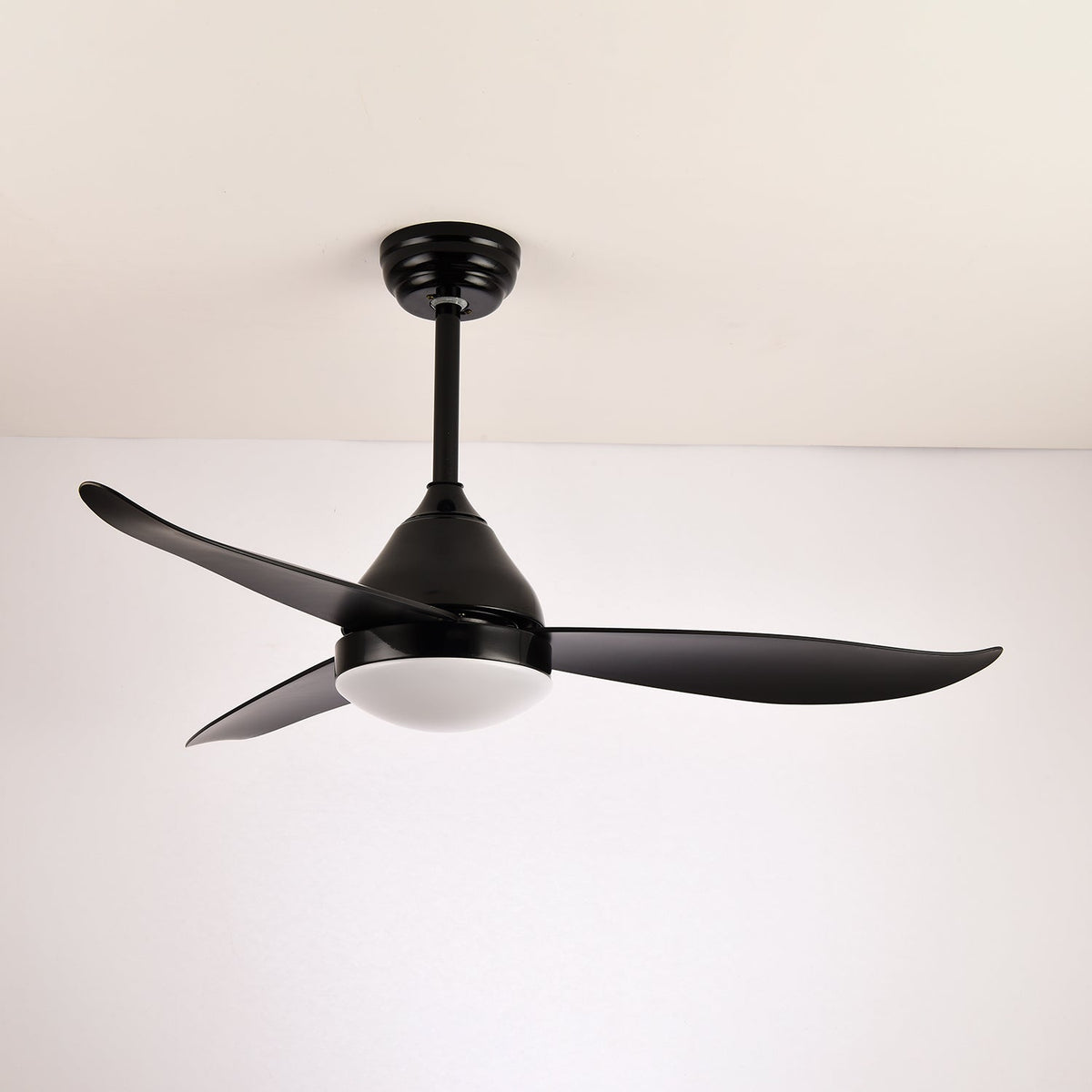 Fia ventilador de techo con luz moderno de madera