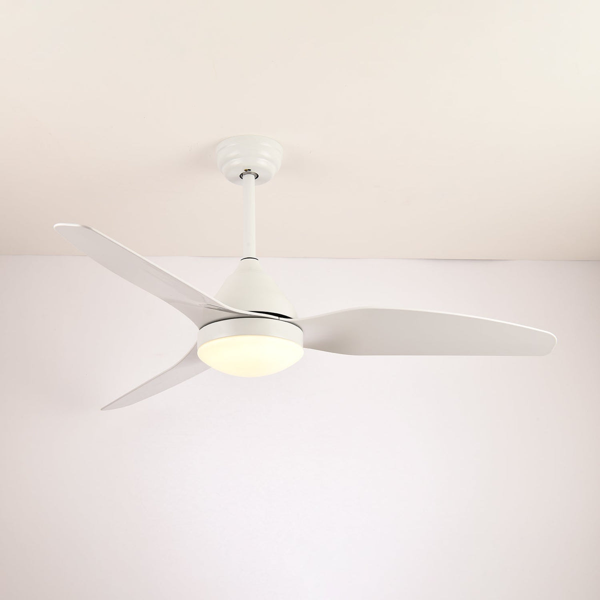 Fia ventilador de techo con luz moderno de madera