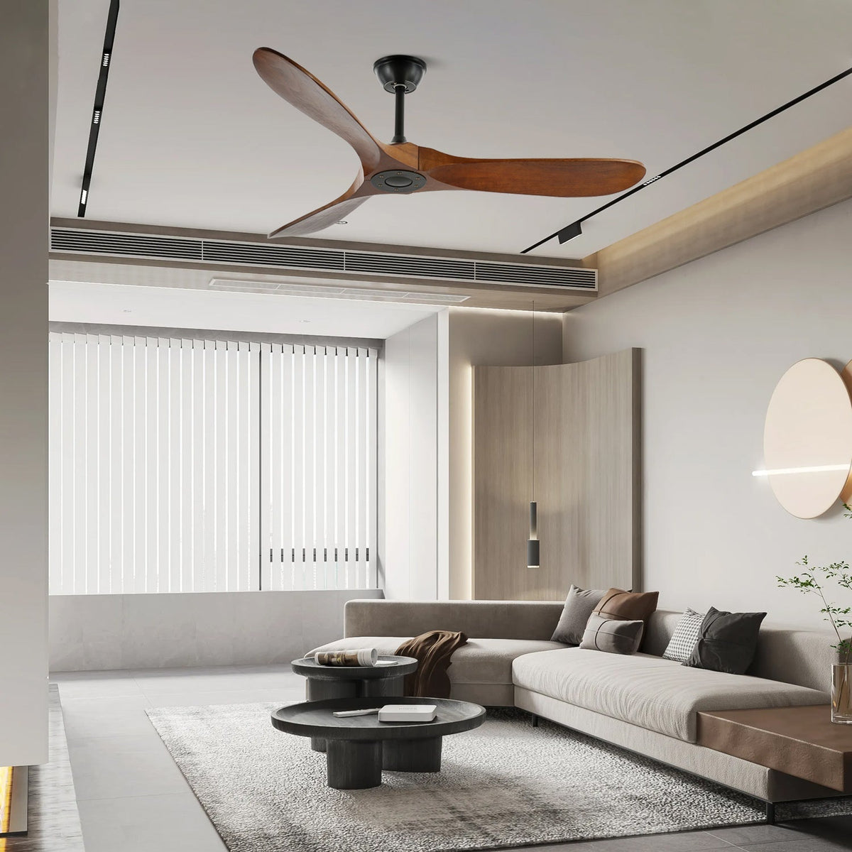Aviona Ventilador de techo con madera