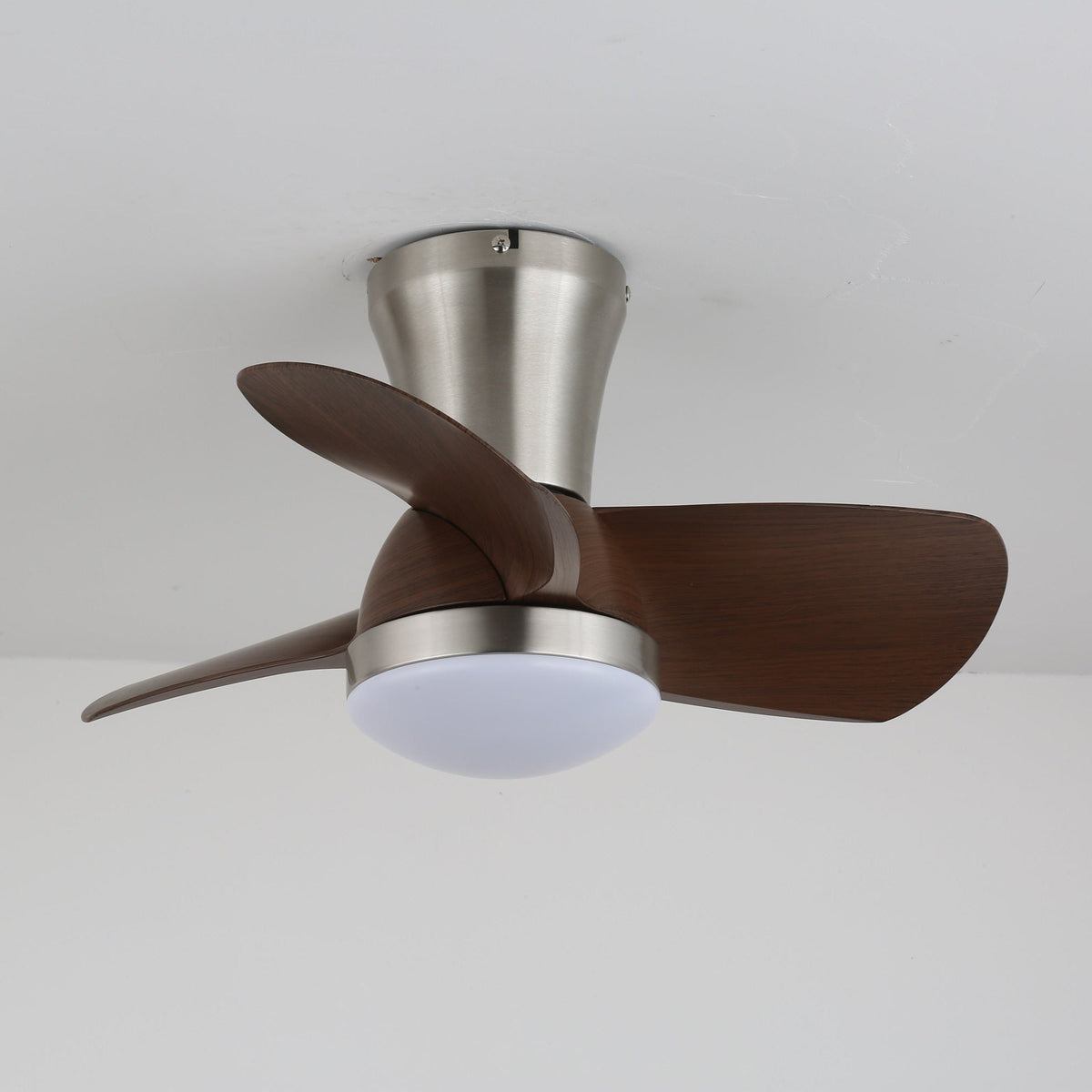 Deynor ventilador de techo con luz moderno de madera