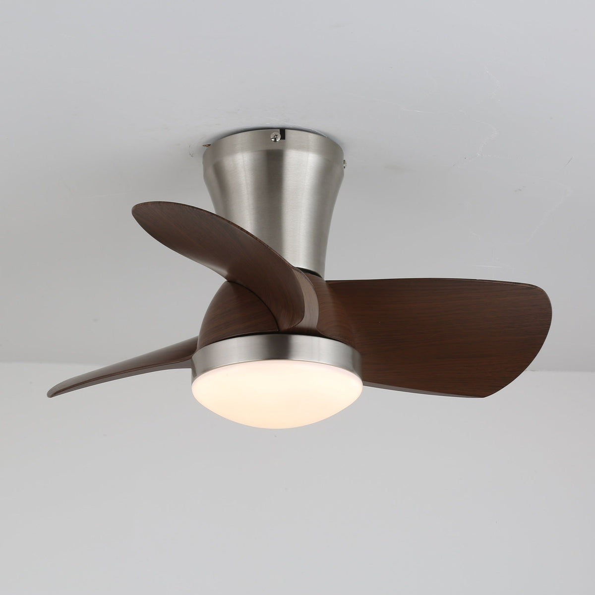 Deynor ventilador de techo con luz moderno de madera