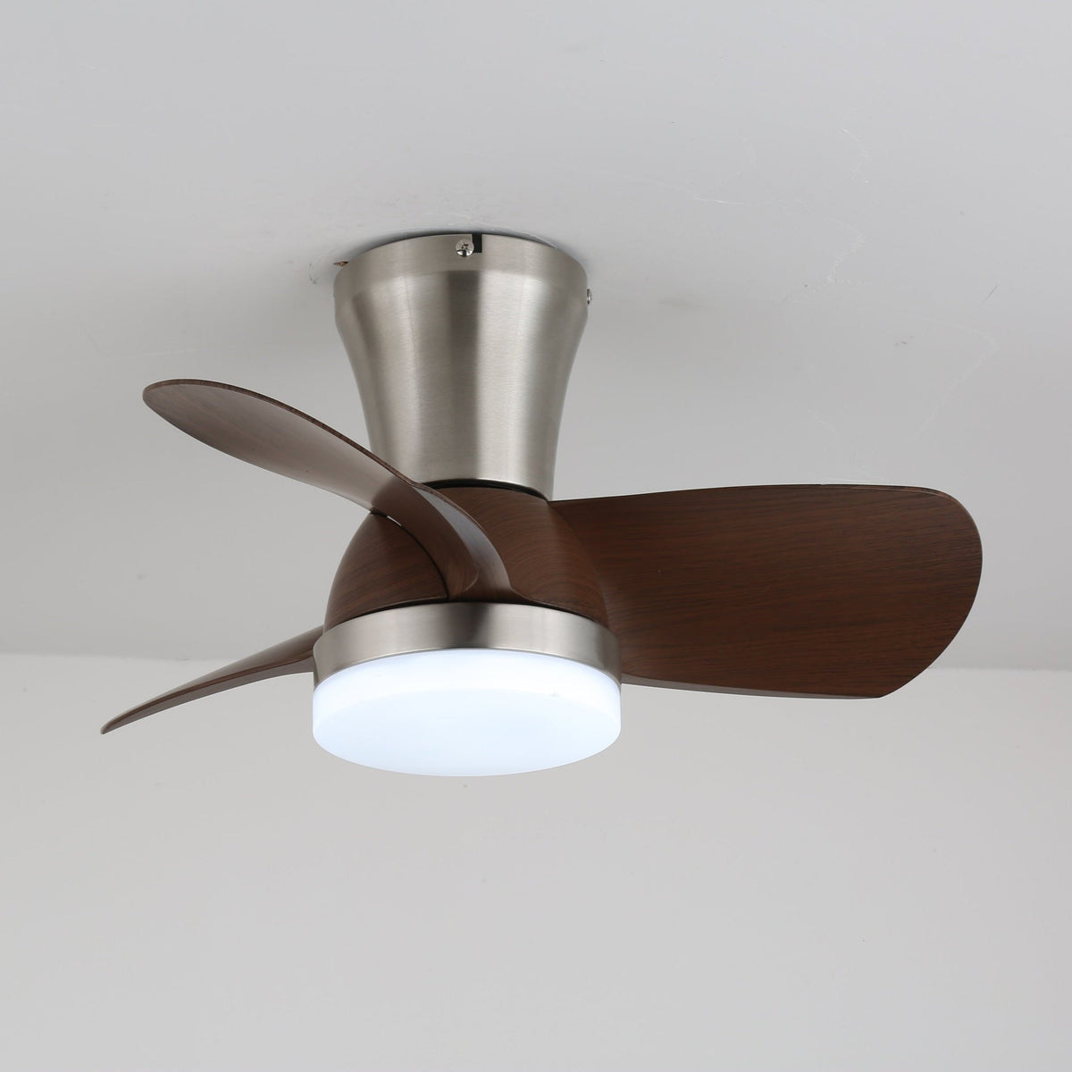 Deynor ventilador de techo con luz moderno de madera