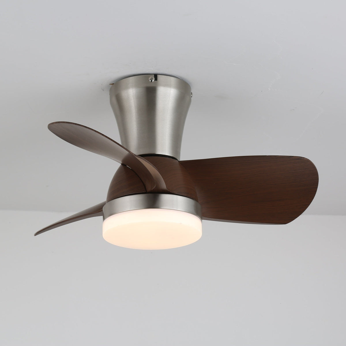 Deynor ventilador de techo con luz moderno de madera