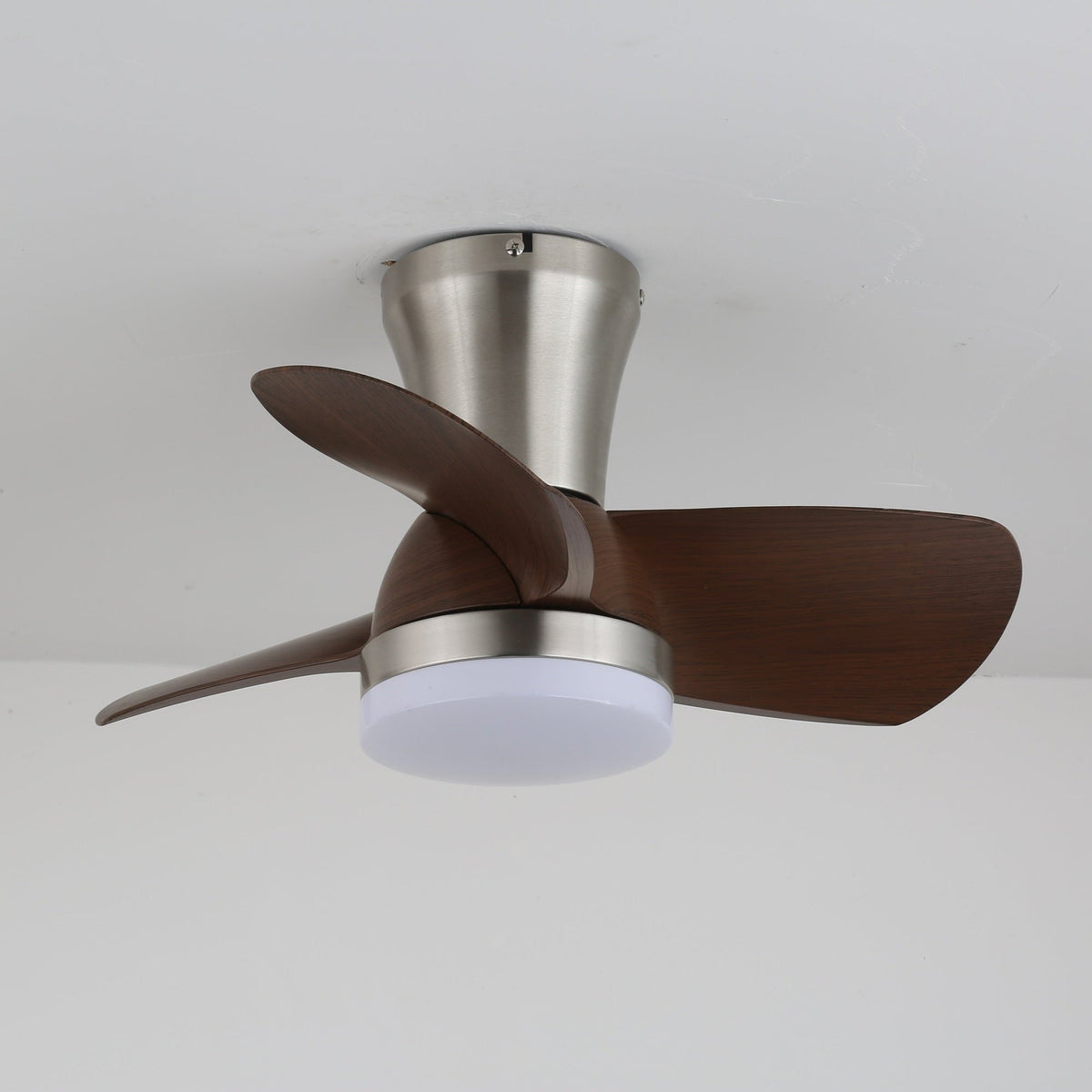 Deynor ventilador de techo con luz moderno de madera