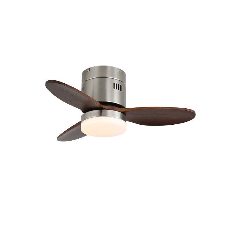 Eris ventilador de techo con luz minimalista de madera