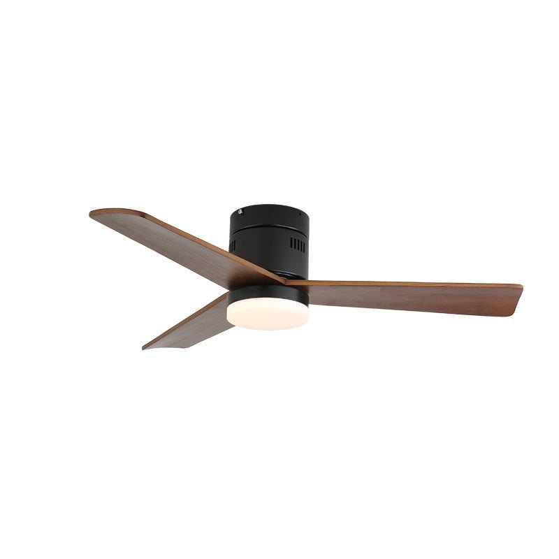 Eris ventilador de techo con luz minimalista de madera