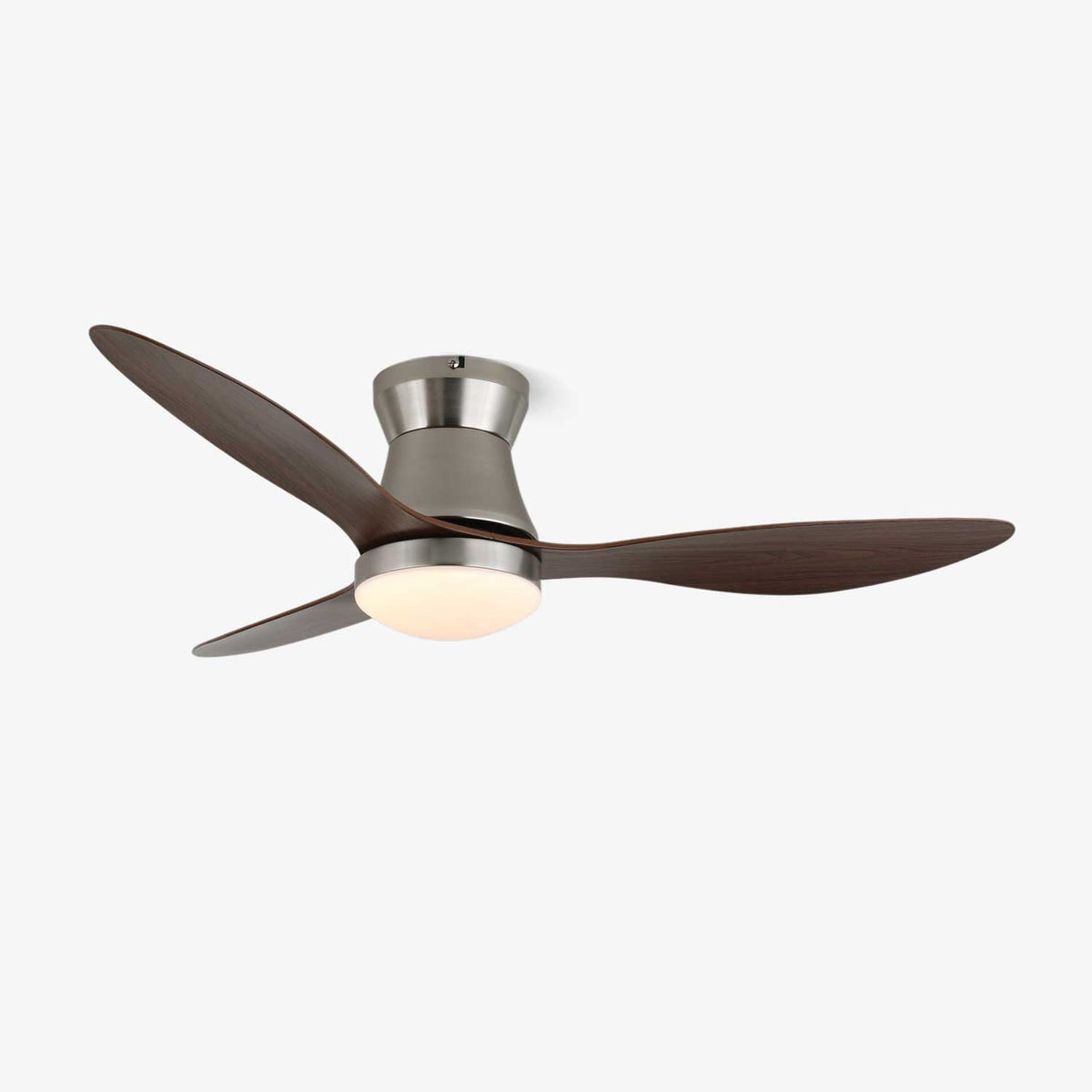 Zerath ventilador de techo con luz moderno de madera