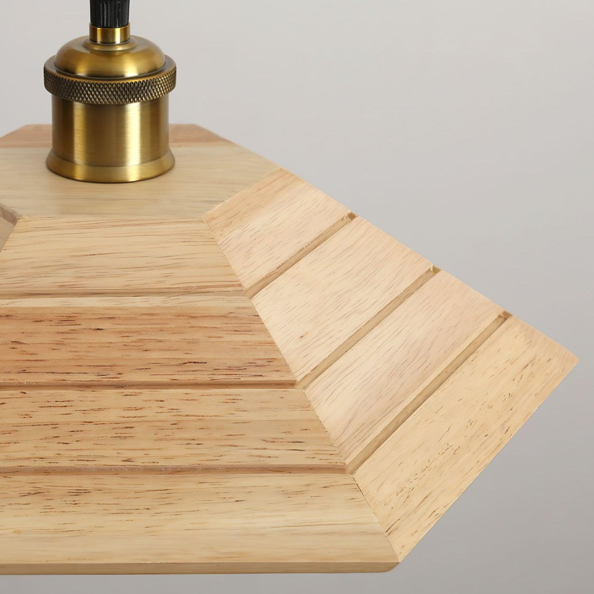 Evys lámpara colgante tradicional de madera