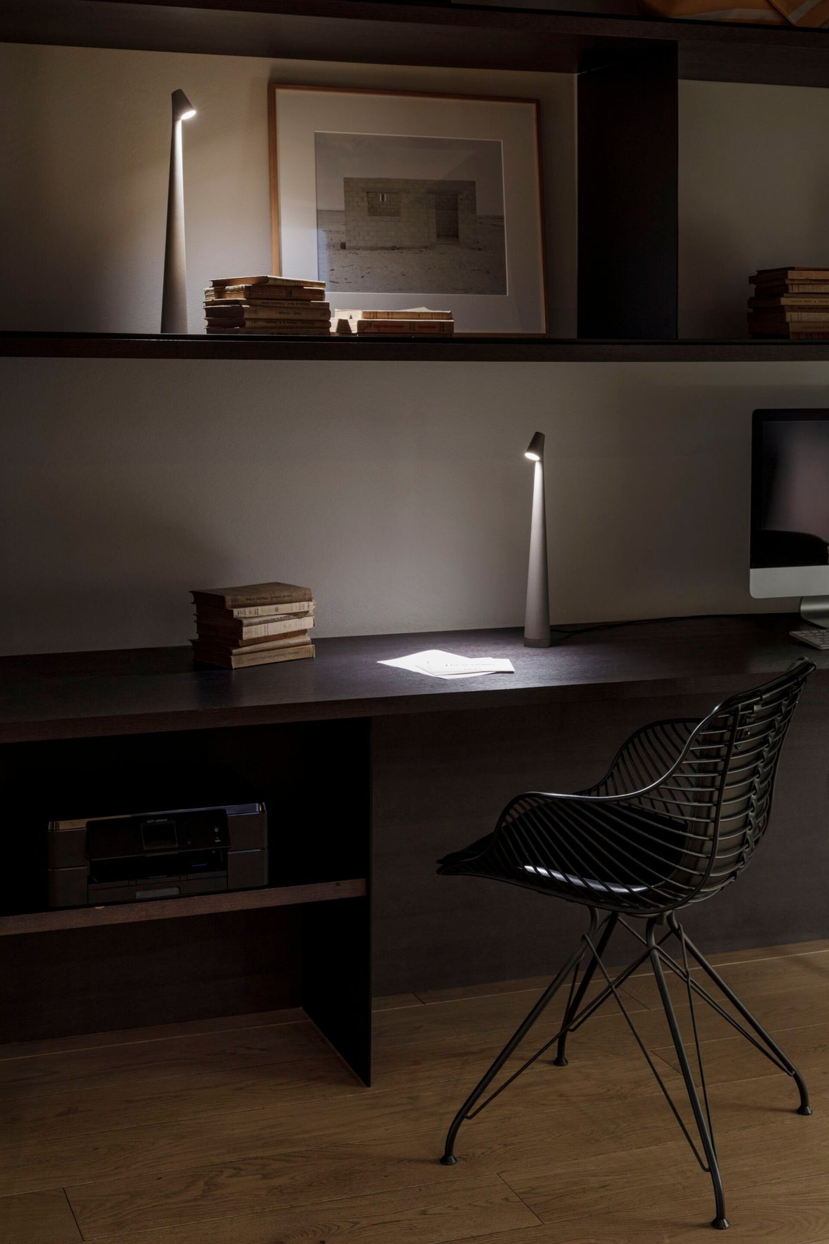Nirerora lámpara de mesa de acrílico minimalista