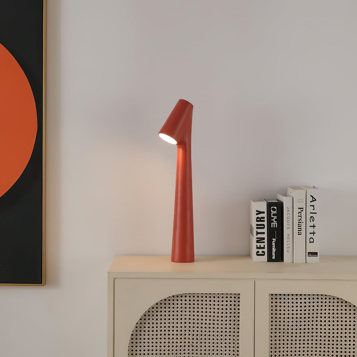 Nirerora lámpara de mesa de acrílico minimalista