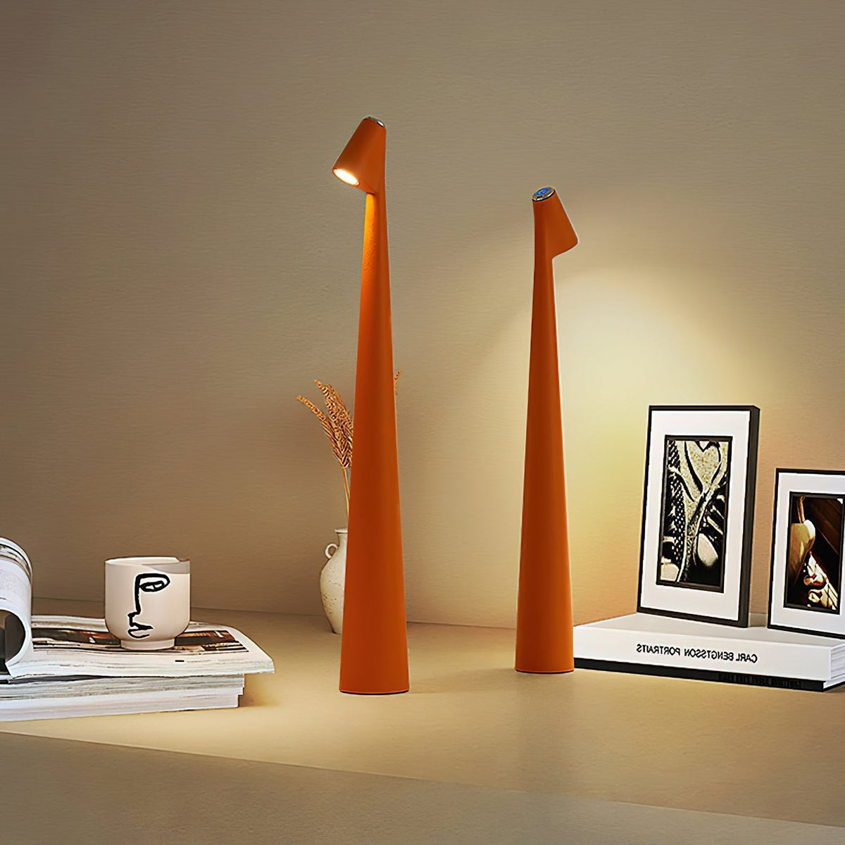 Nirerora lámpara de mesa de acrílico minimalista