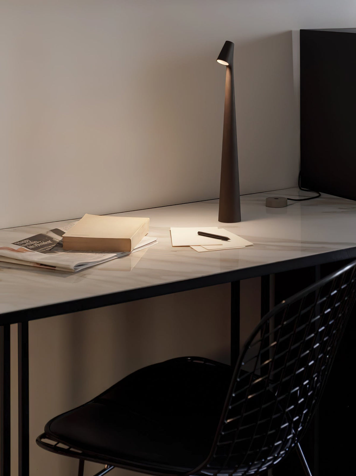 Nirerora lámpara de mesa de acrílico minimalista
