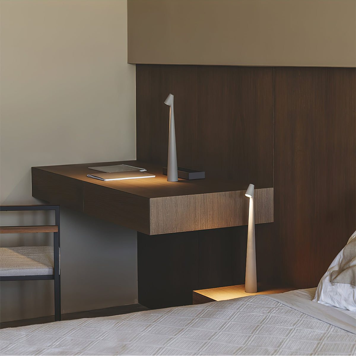 Nirerora lámpara de mesa de acrílico minimalista