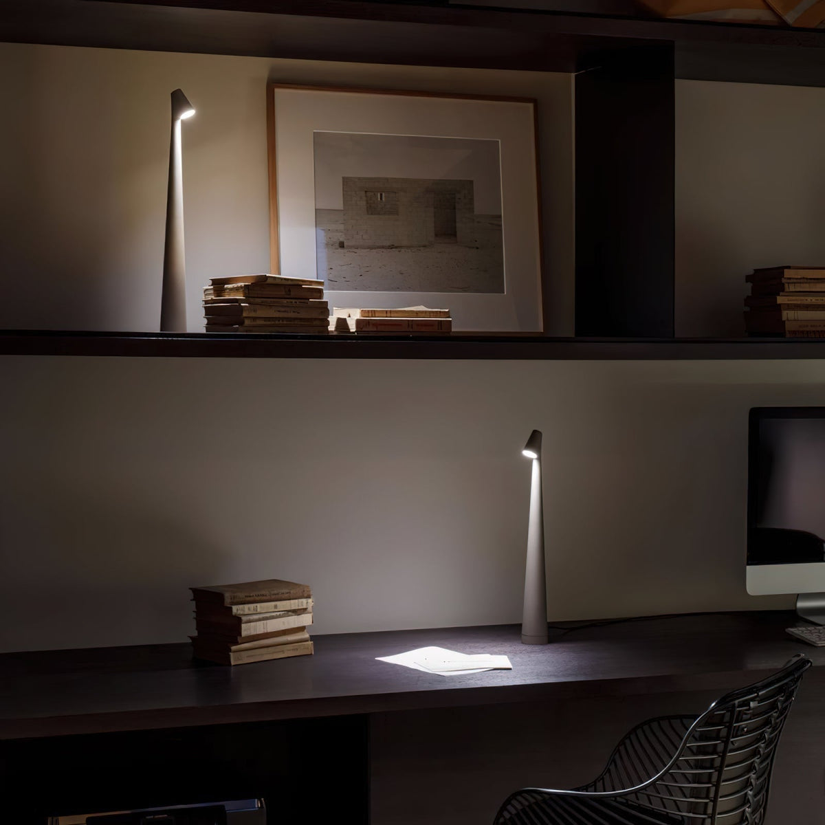 Nirerora lámpara de mesa de acrílico minimalista