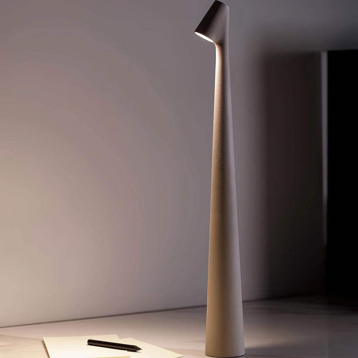 Nirerora lámpara de mesa de acrílico minimalista