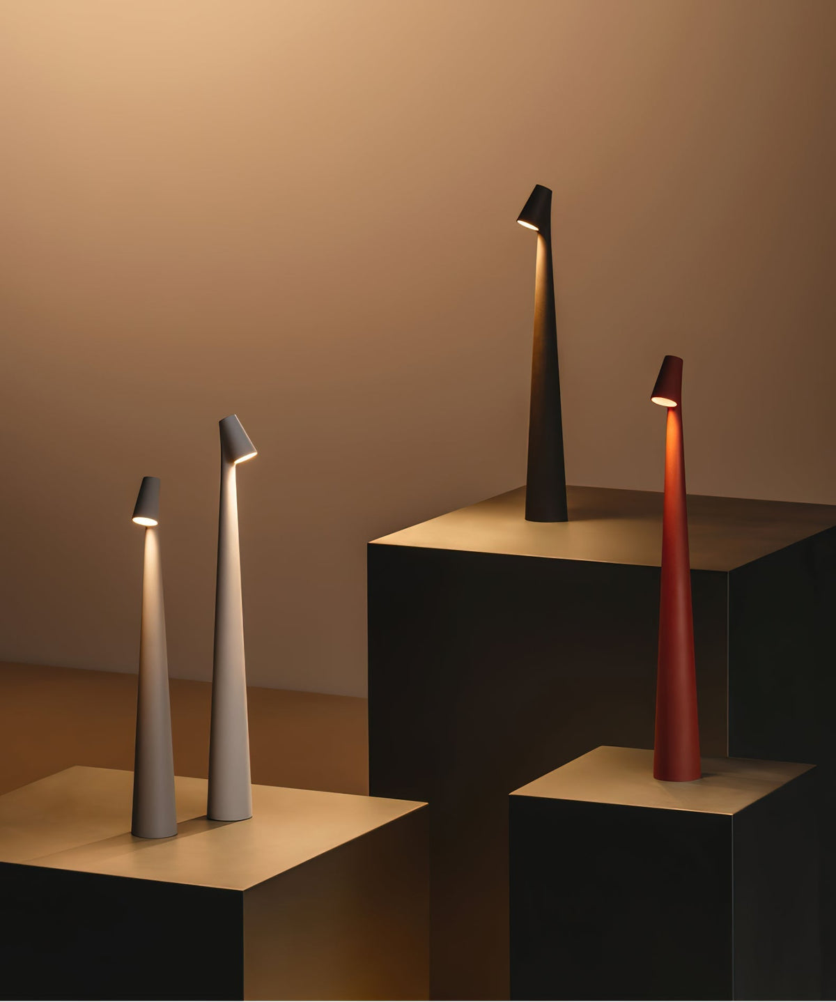 Nirerora lámpara de mesa de acrílico minimalista