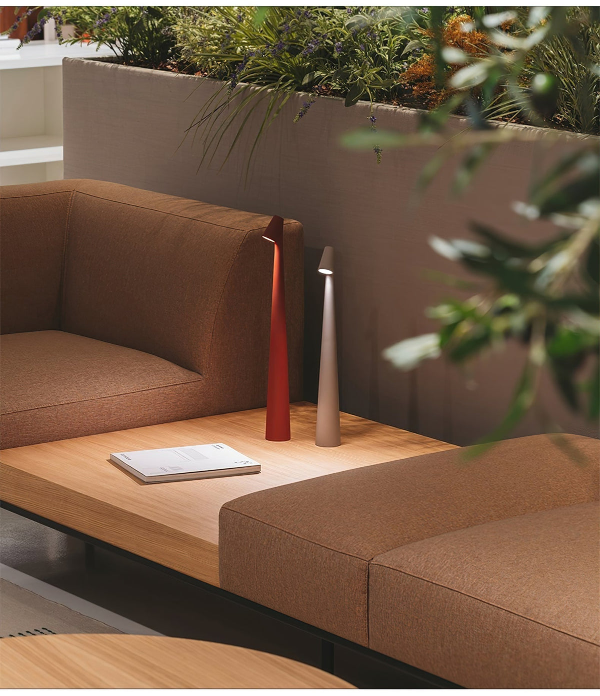 Nirerora lámpara de mesa de acrílico minimalista