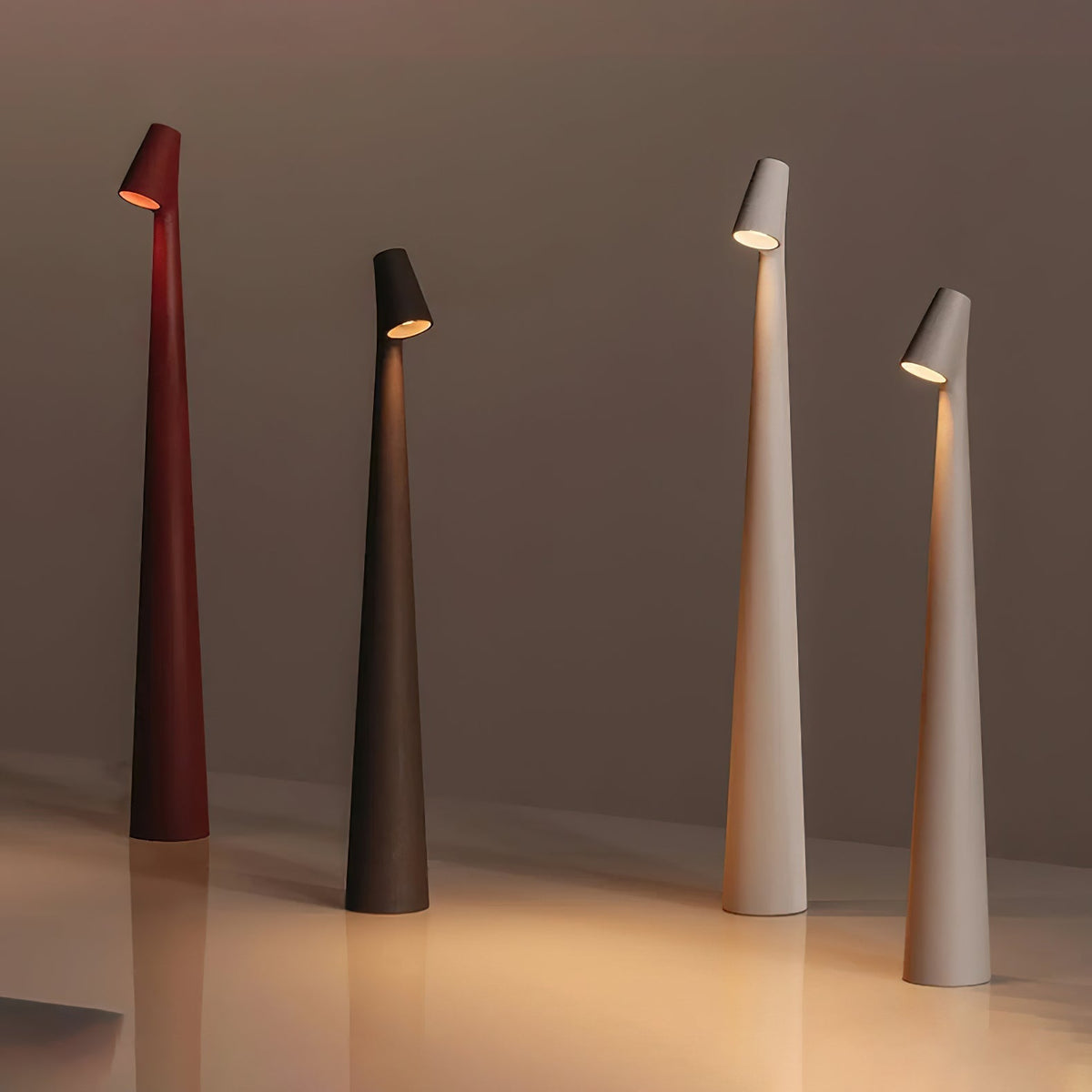 Nirerora lámpara de mesa de acrílico minimalista