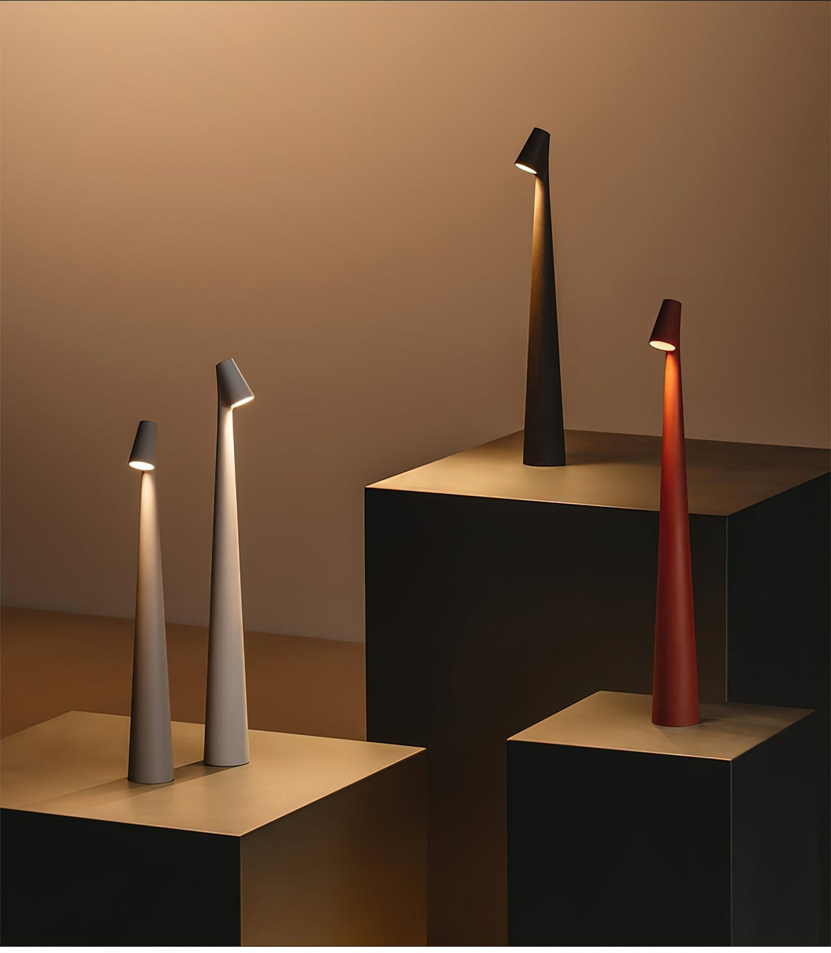 Nirerora lámpara de mesa de acrílico minimalista