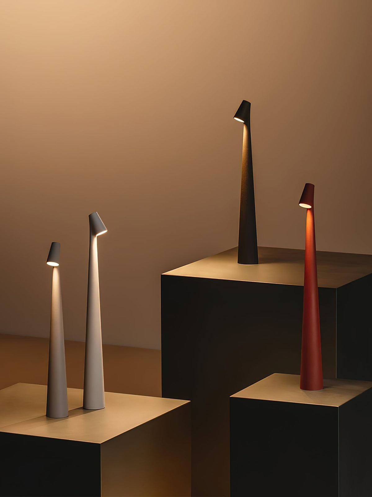 Nirerora lámpara de mesa de acrílico minimalista